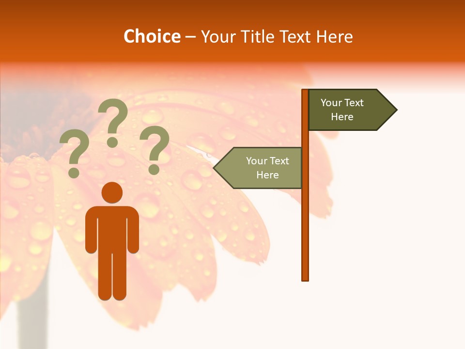 Rain Pretty Drops PowerPoint Template