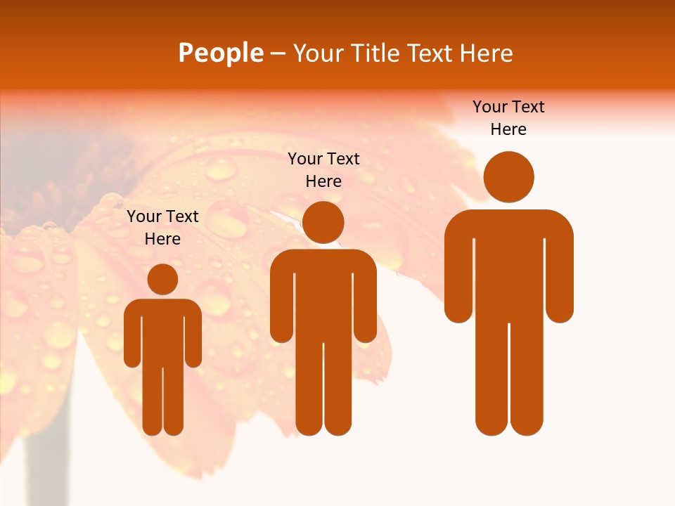 Rain Pretty Drops PowerPoint Template