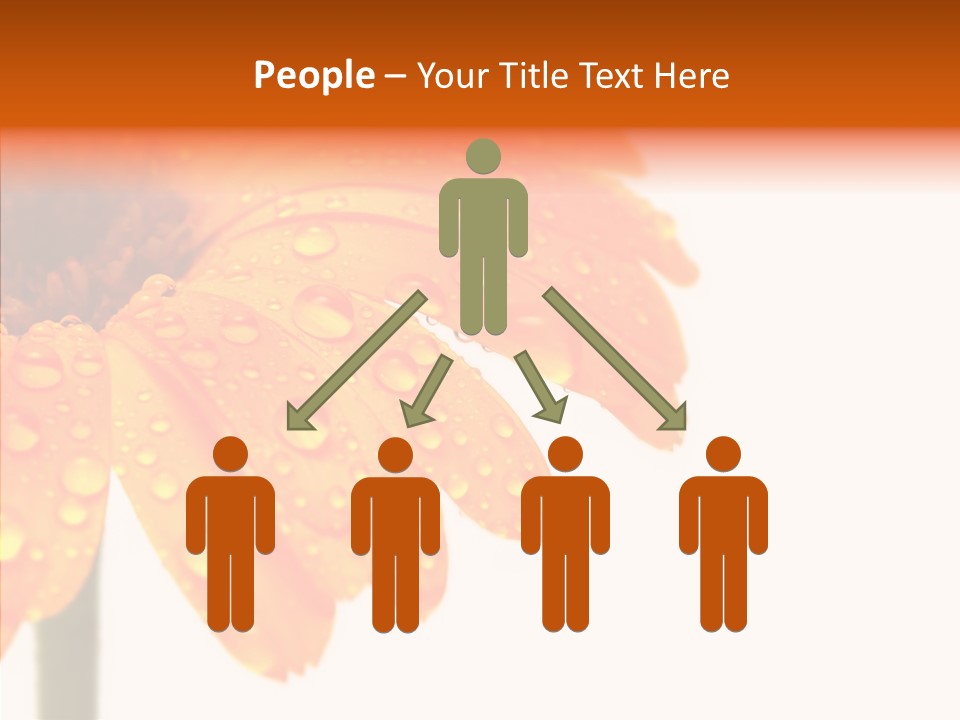 Rain Pretty Drops PowerPoint Template