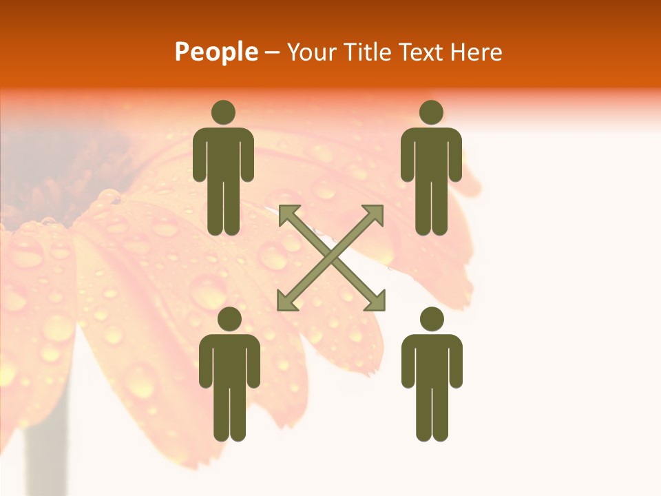 Rain Pretty Drops PowerPoint Template