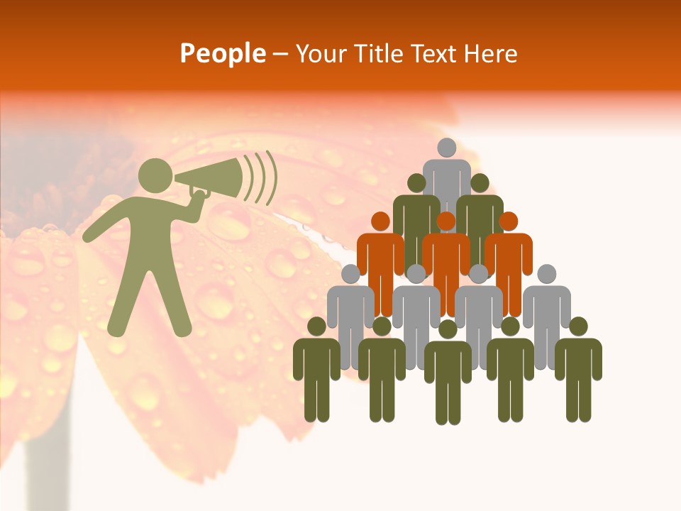 Rain Pretty Drops PowerPoint Template