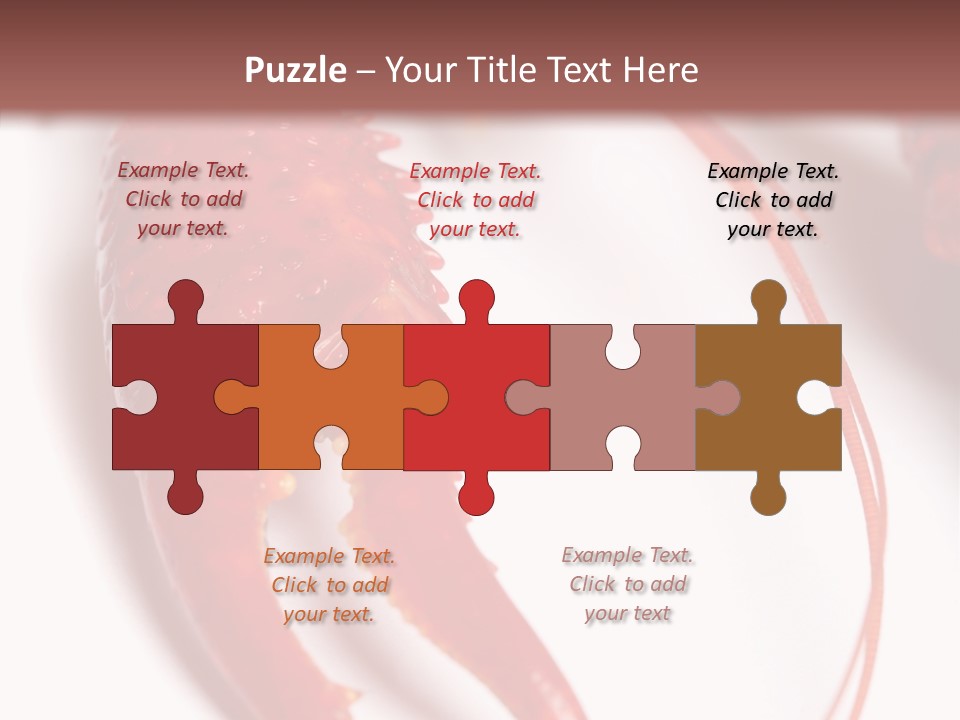 Color Crustacean Close Up PowerPoint Template