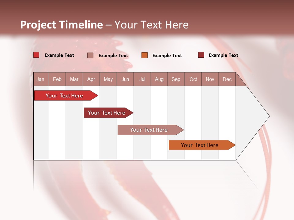 Color Crustacean Close Up PowerPoint Template