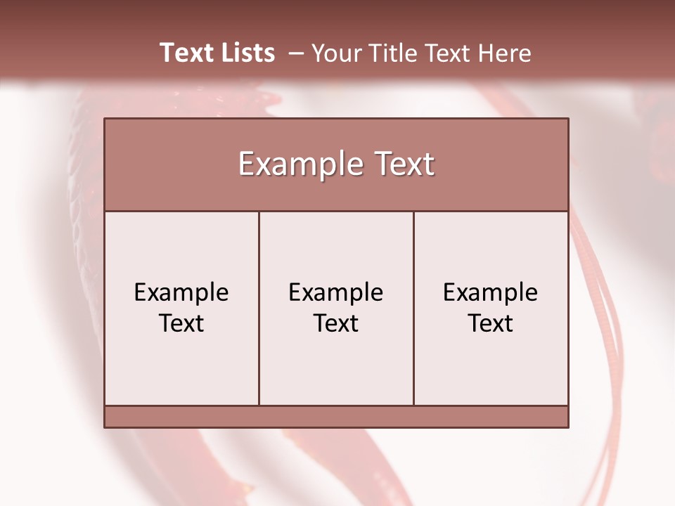 Color Crustacean Close Up PowerPoint Template