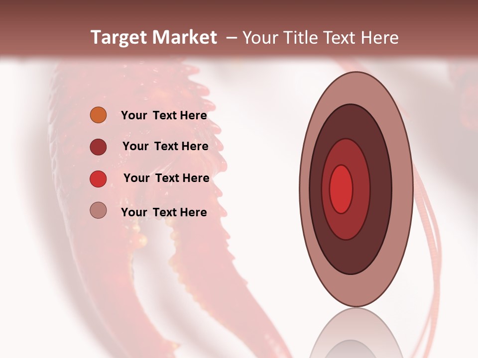 Color Crustacean Close Up PowerPoint Template