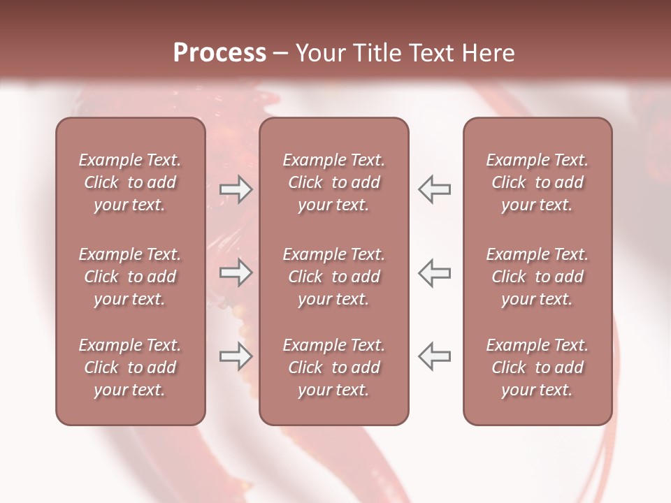 Color Crustacean Close Up PowerPoint Template
