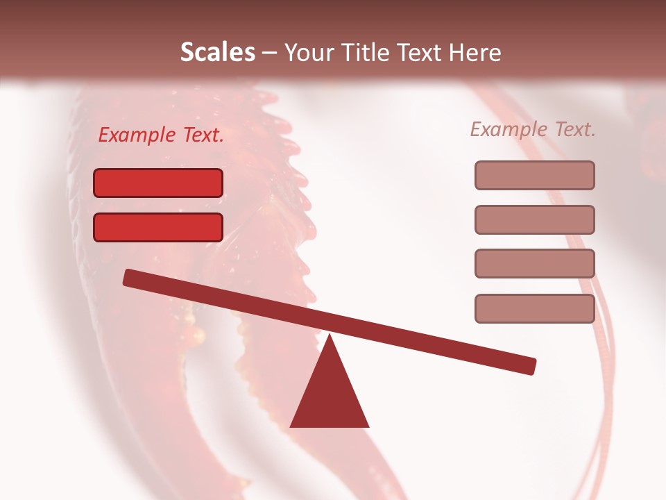 Color Crustacean Close Up PowerPoint Template