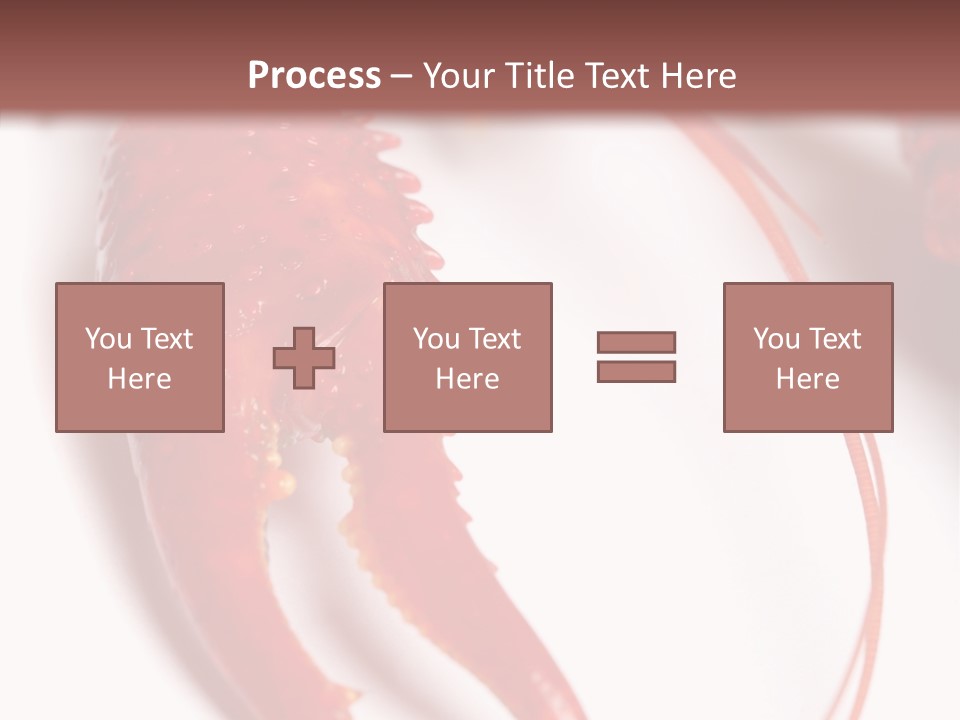 Color Crustacean Close Up PowerPoint Template