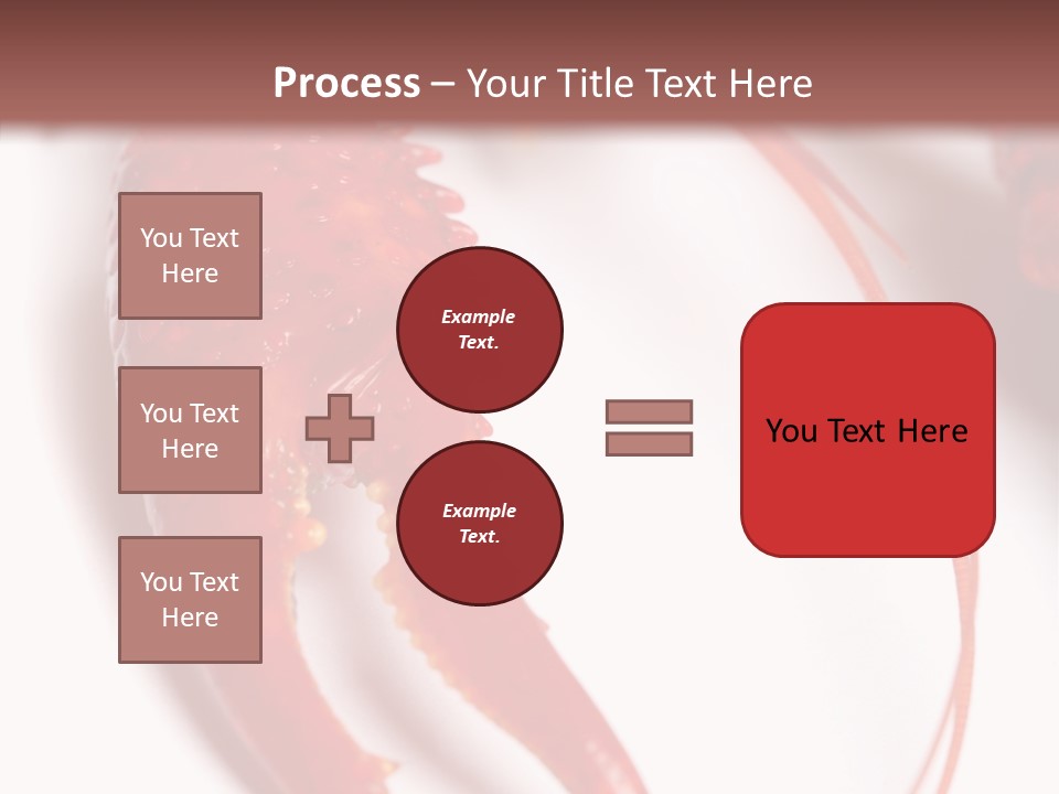 Color Crustacean Close Up PowerPoint Template