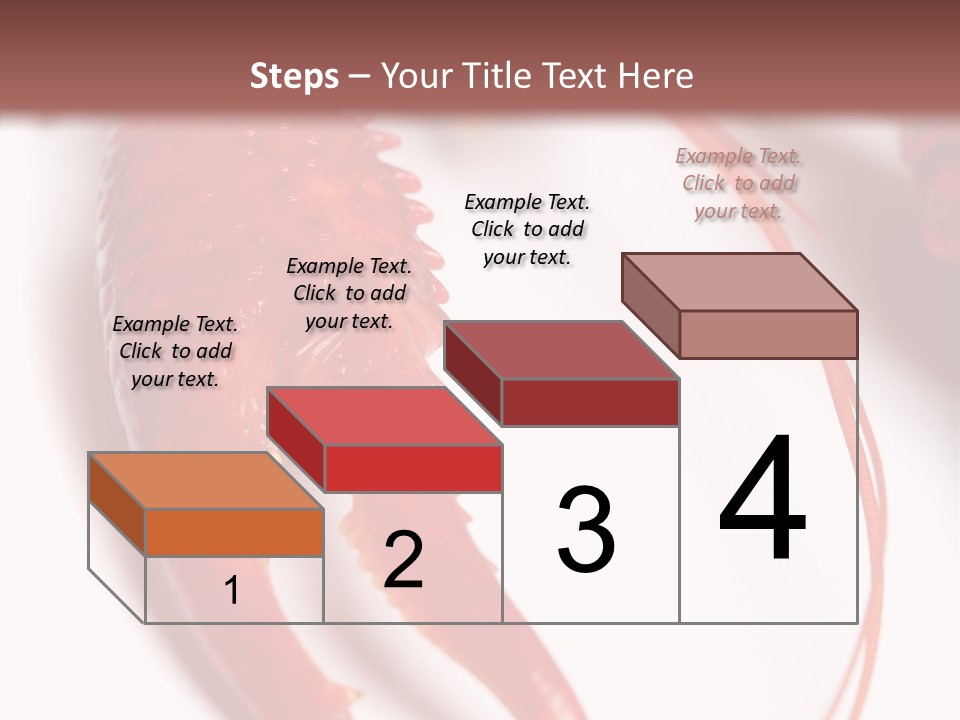 Color Crustacean Close Up PowerPoint Template