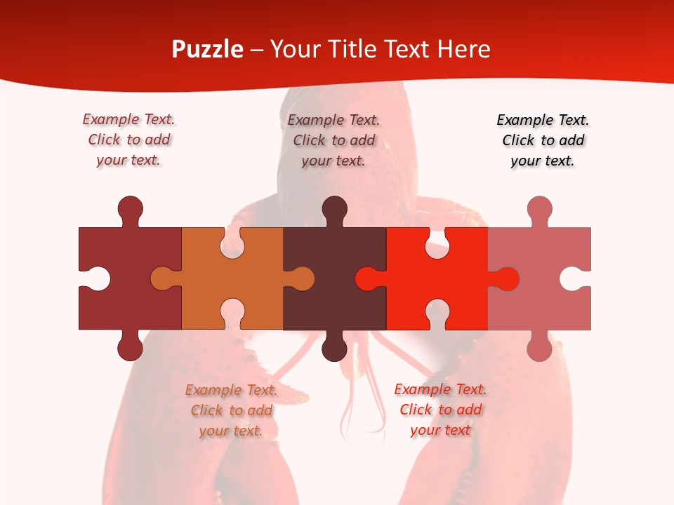 White Full Dining PowerPoint Template