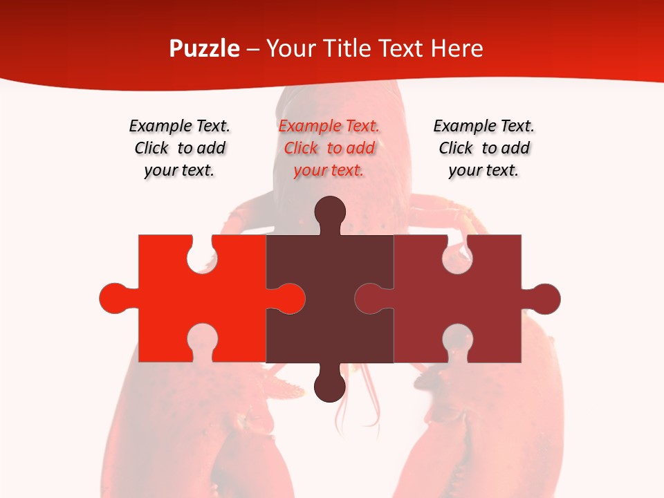 White Full Dining PowerPoint Template