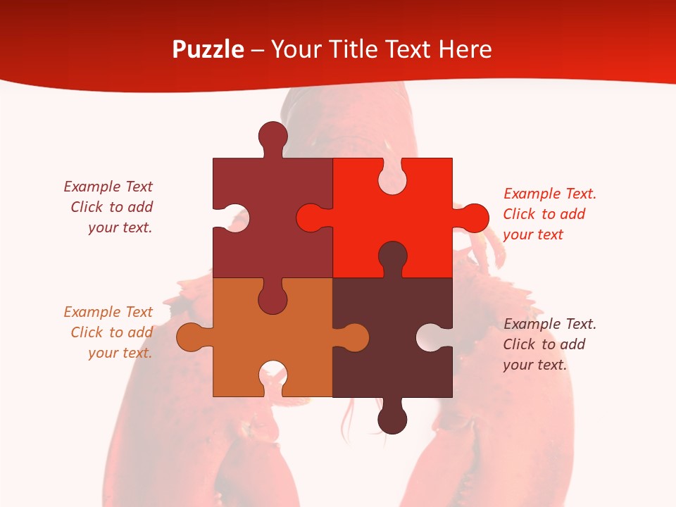 White Full Dining PowerPoint Template