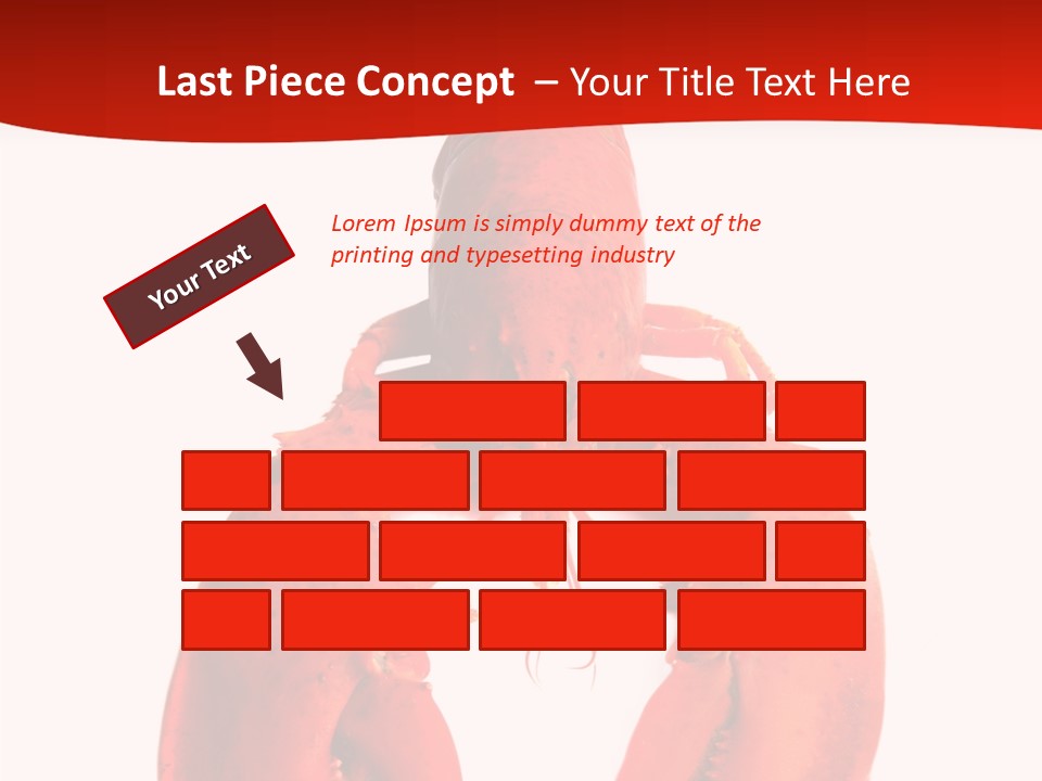 White Full Dining PowerPoint Template