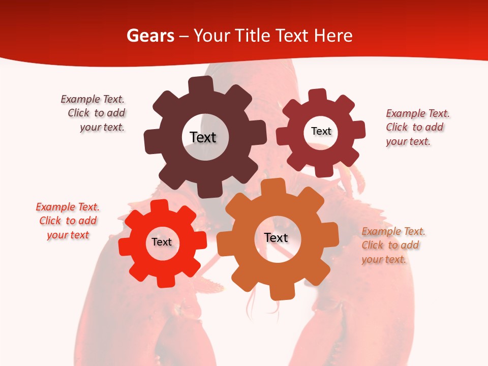 White Full Dining PowerPoint Template