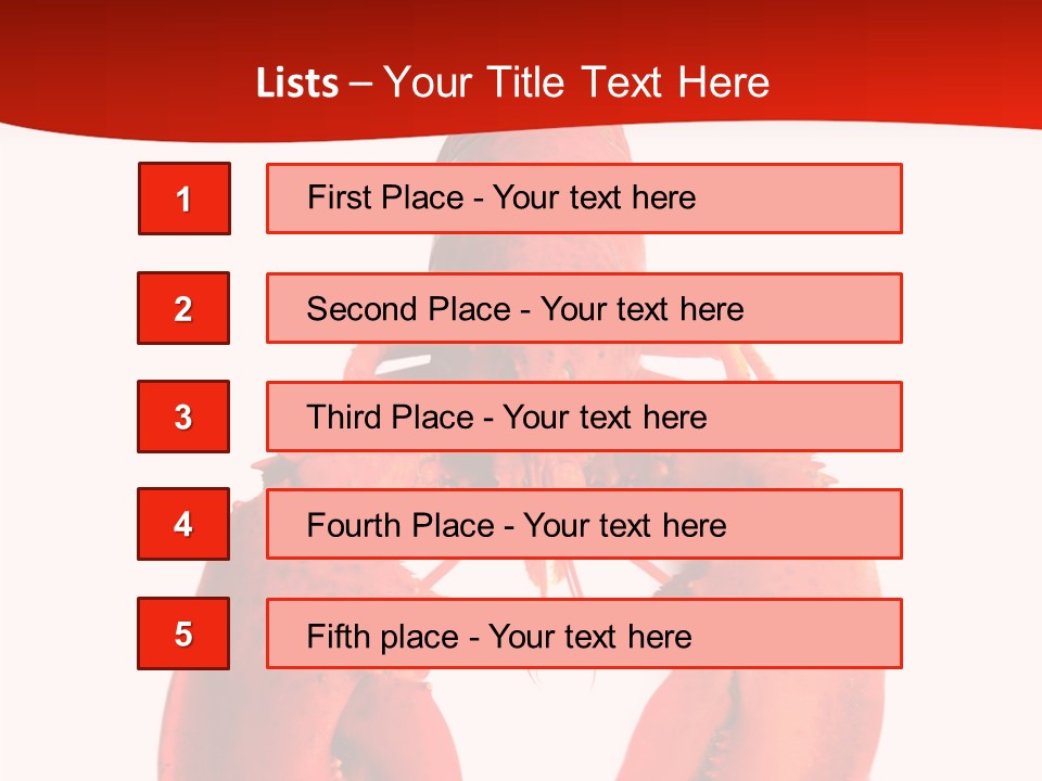 White Full Dining PowerPoint Template