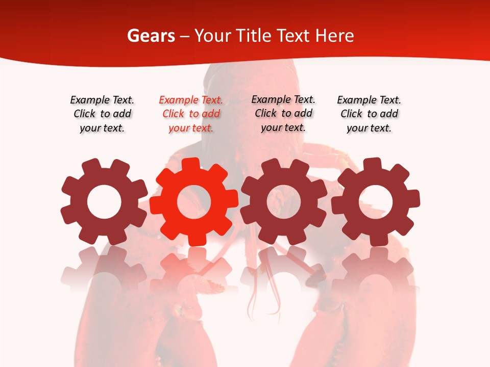 White Full Dining PowerPoint Template