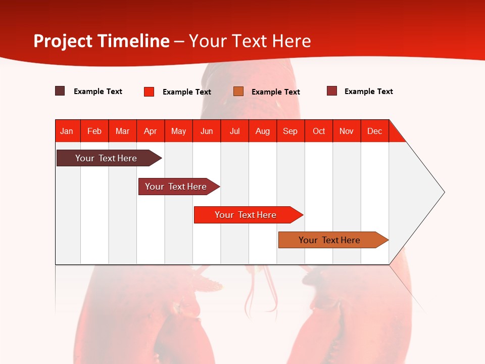 White Full Dining PowerPoint Template