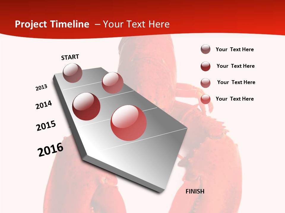 White Full Dining PowerPoint Template