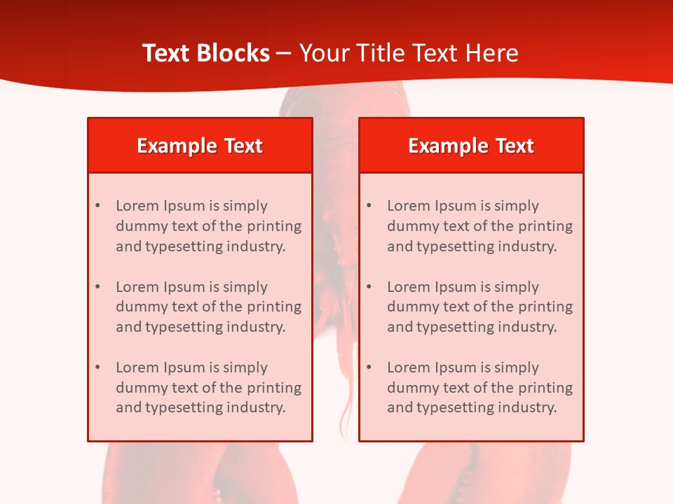 White Full Dining PowerPoint Template