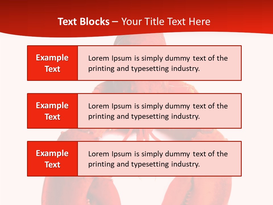 White Full Dining PowerPoint Template