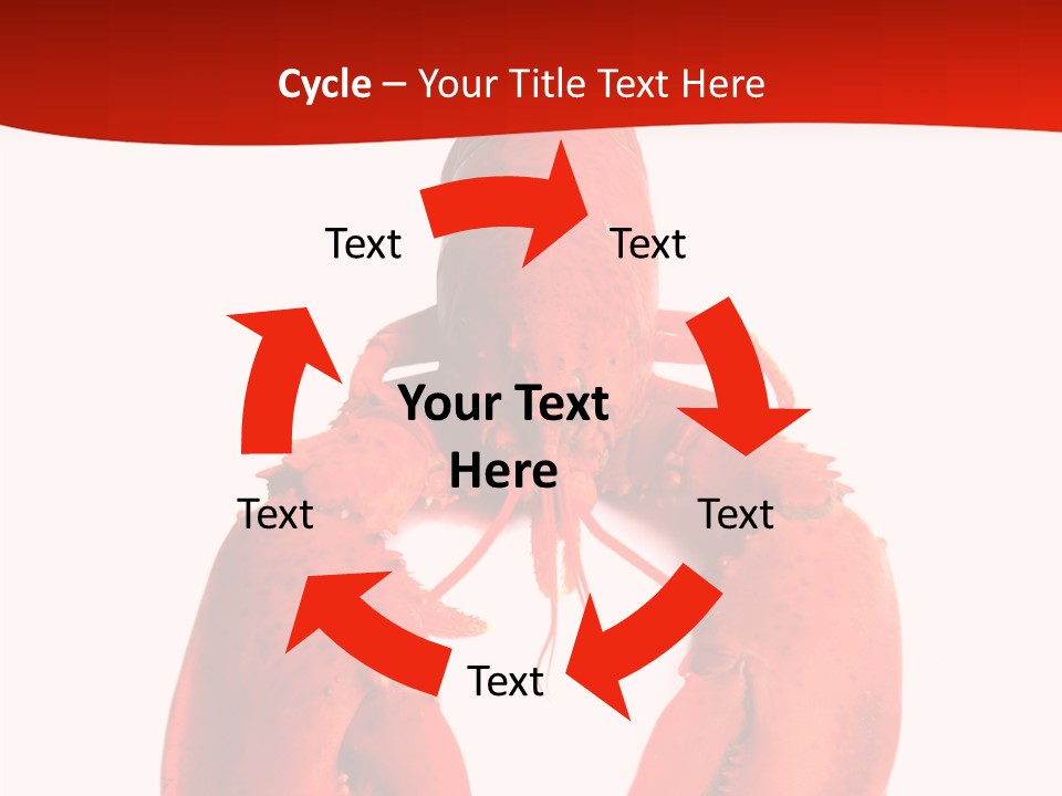 White Full Dining PowerPoint Template