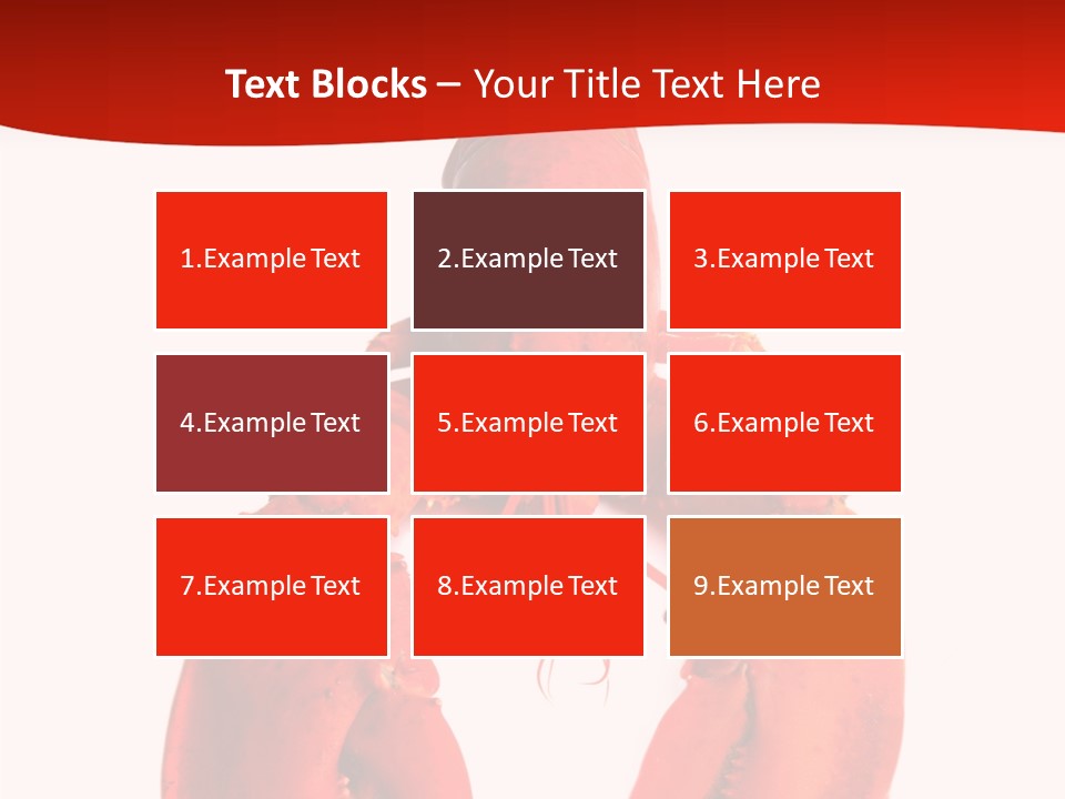 White Full Dining PowerPoint Template