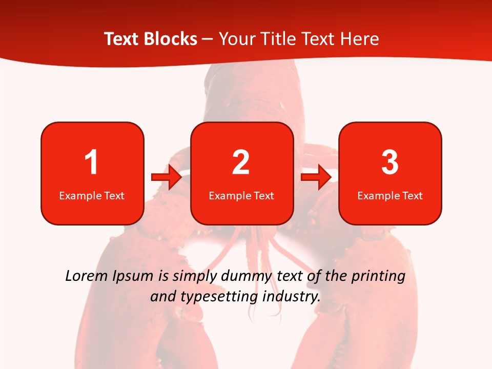 White Full Dining PowerPoint Template