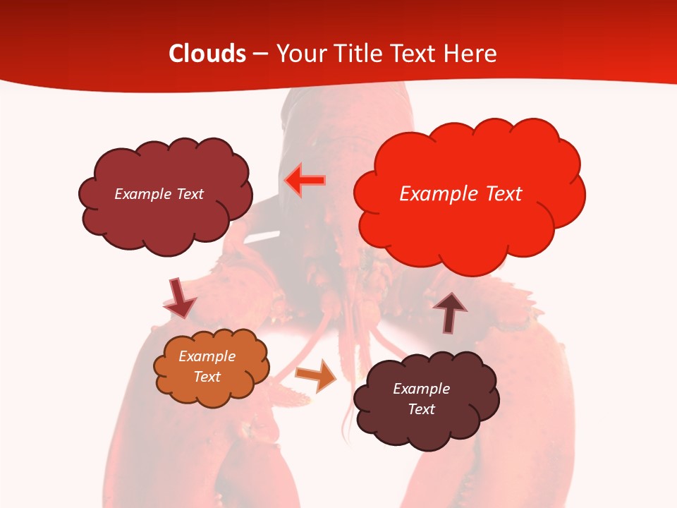 White Full Dining PowerPoint Template