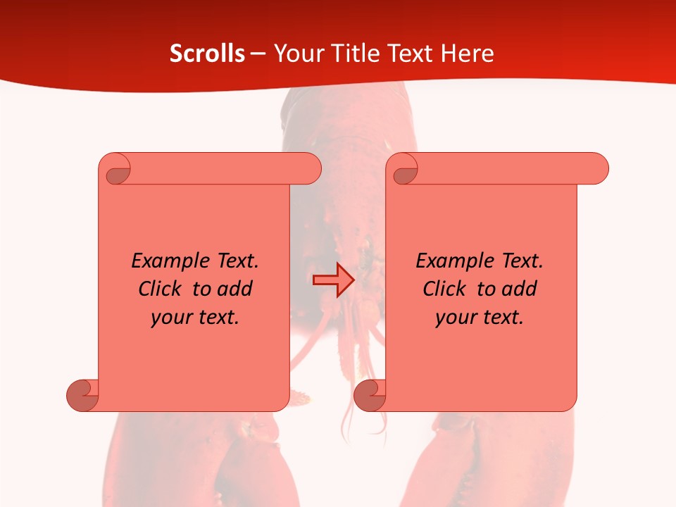 White Full Dining PowerPoint Template