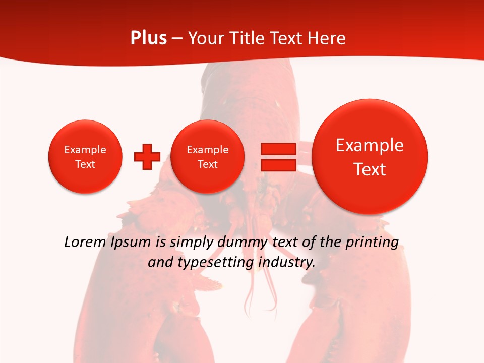 White Full Dining PowerPoint Template