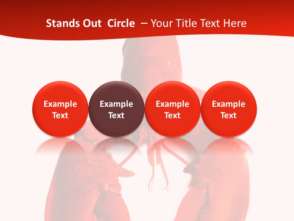 White Full Dining PowerPoint Template