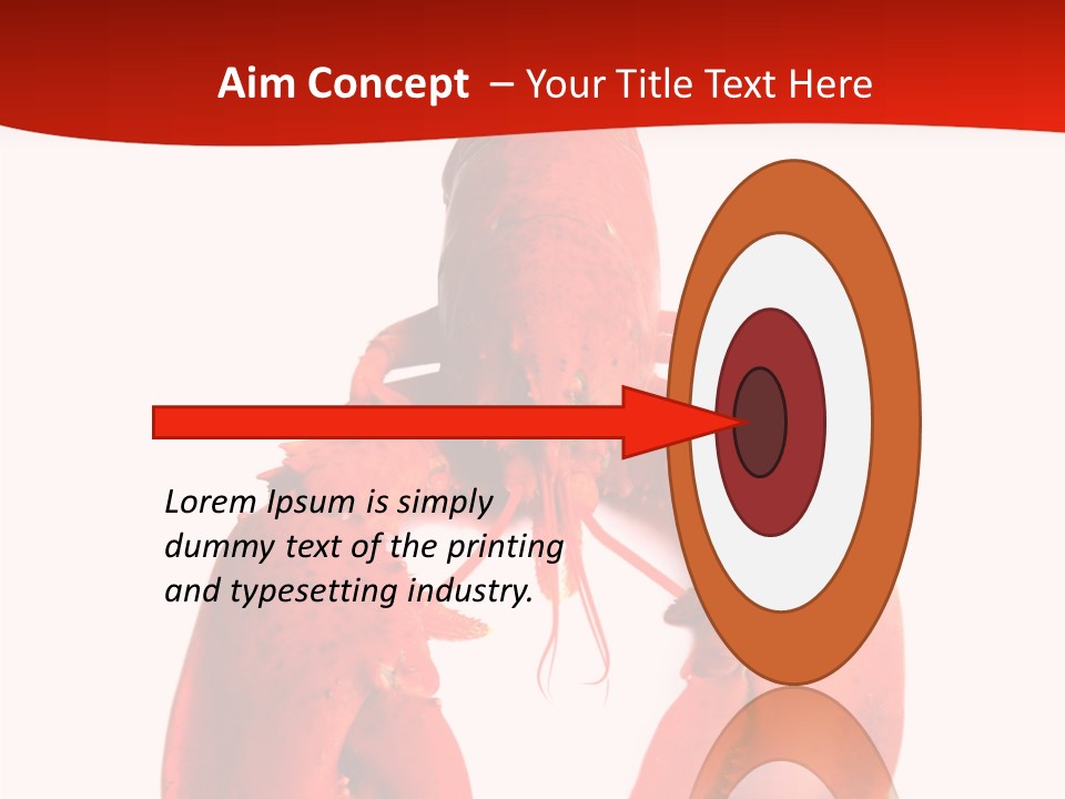 White Full Dining PowerPoint Template