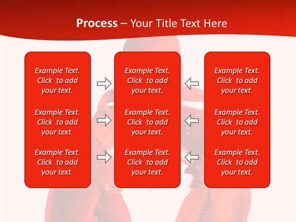 White Full Dining PowerPoint Template