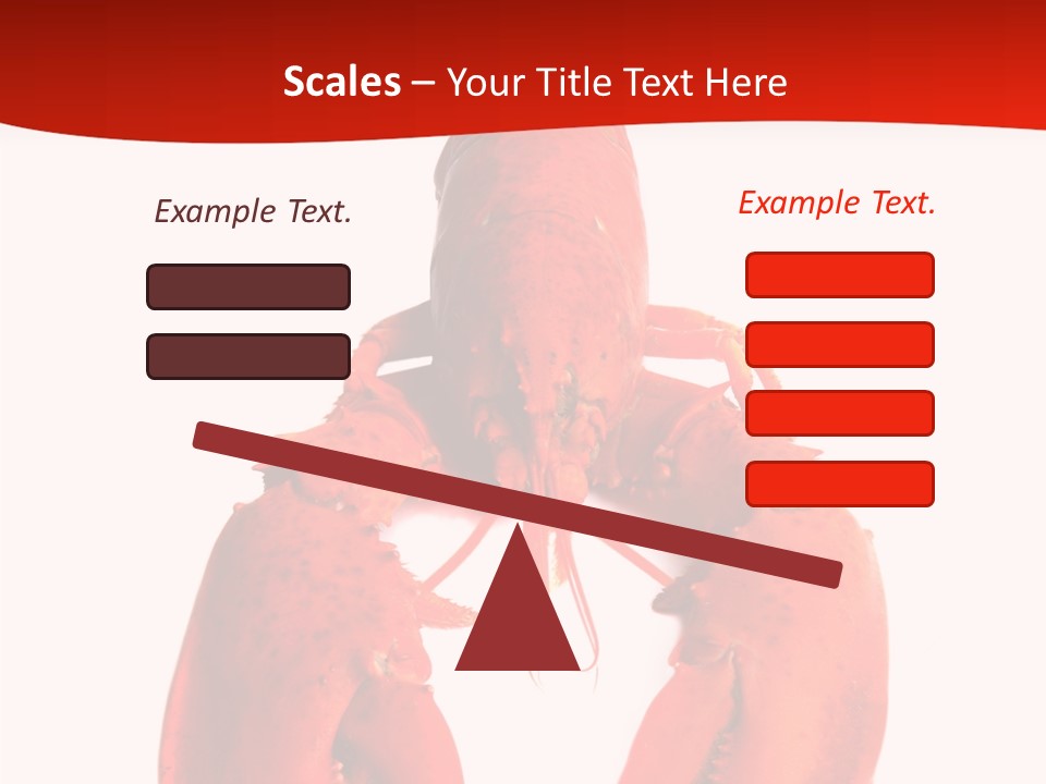 White Full Dining PowerPoint Template