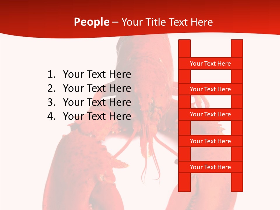 White Full Dining PowerPoint Template