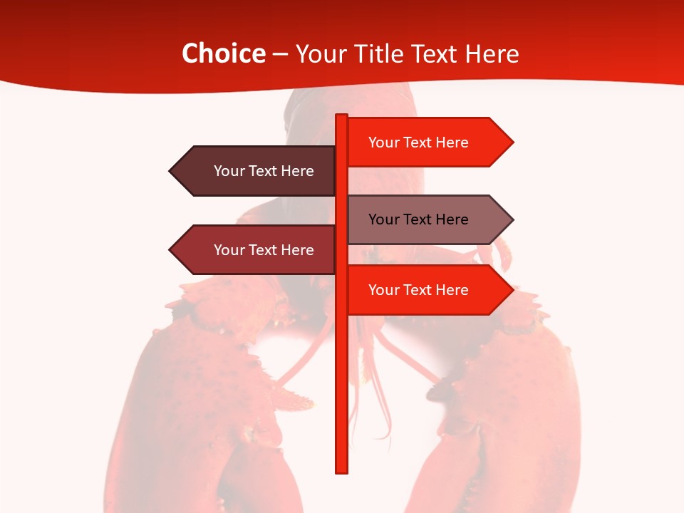 White Full Dining PowerPoint Template