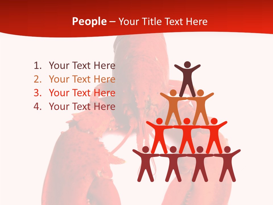 White Full Dining PowerPoint Template