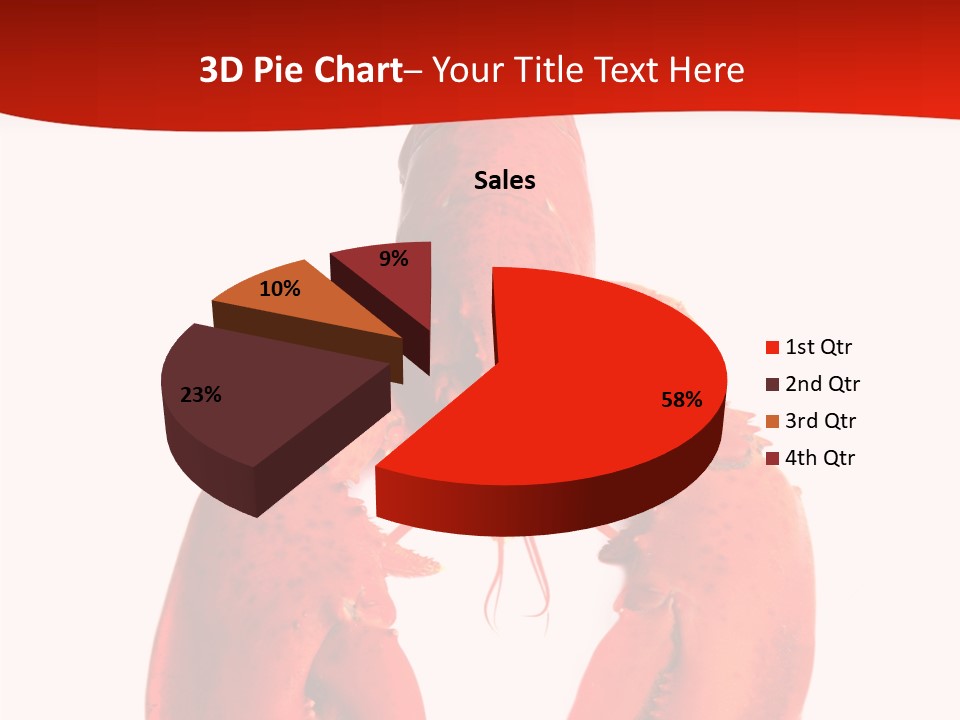 White Full Dining PowerPoint Template