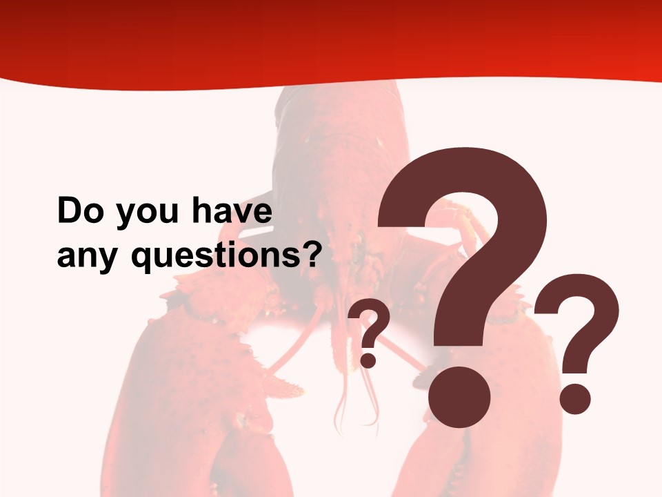 White Full Dining PowerPoint Template