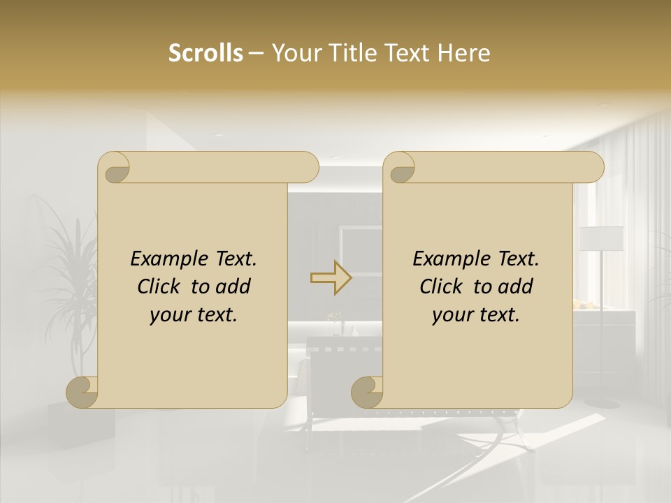 Art Elegance Curtain PowerPoint Template