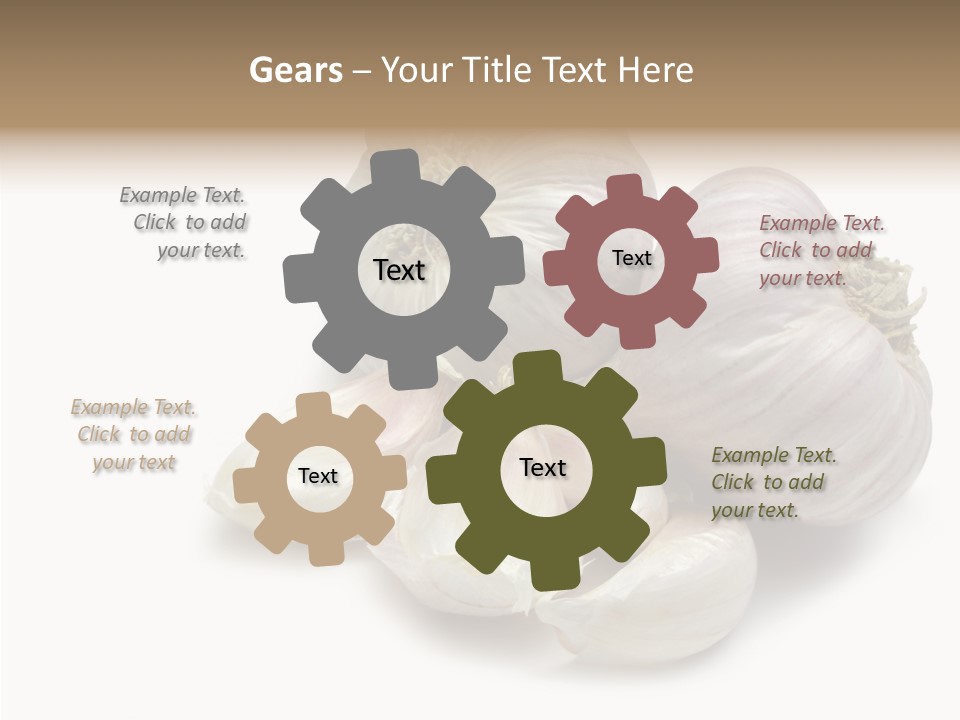 Flavor Allium Bulb PowerPoint Template