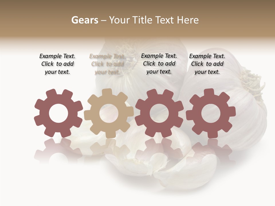 Flavor Allium Bulb PowerPoint Template