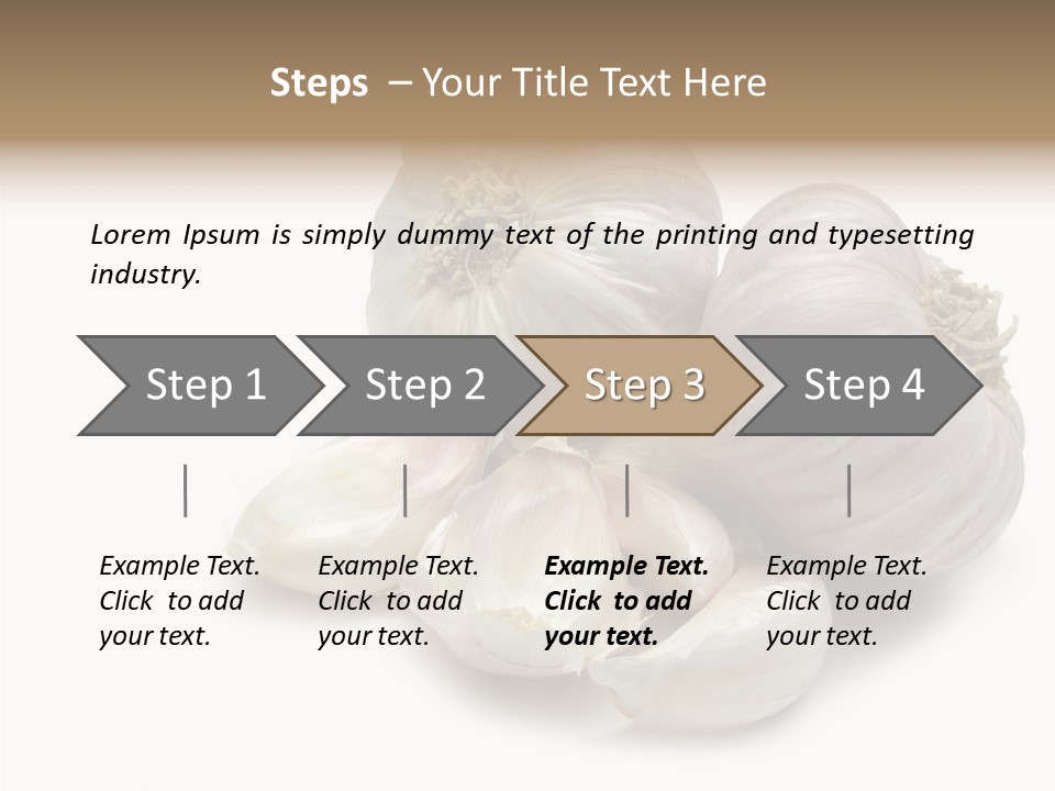 Flavor Allium Bulb PowerPoint Template