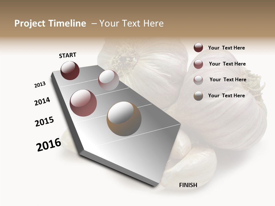 Flavor Allium Bulb PowerPoint Template