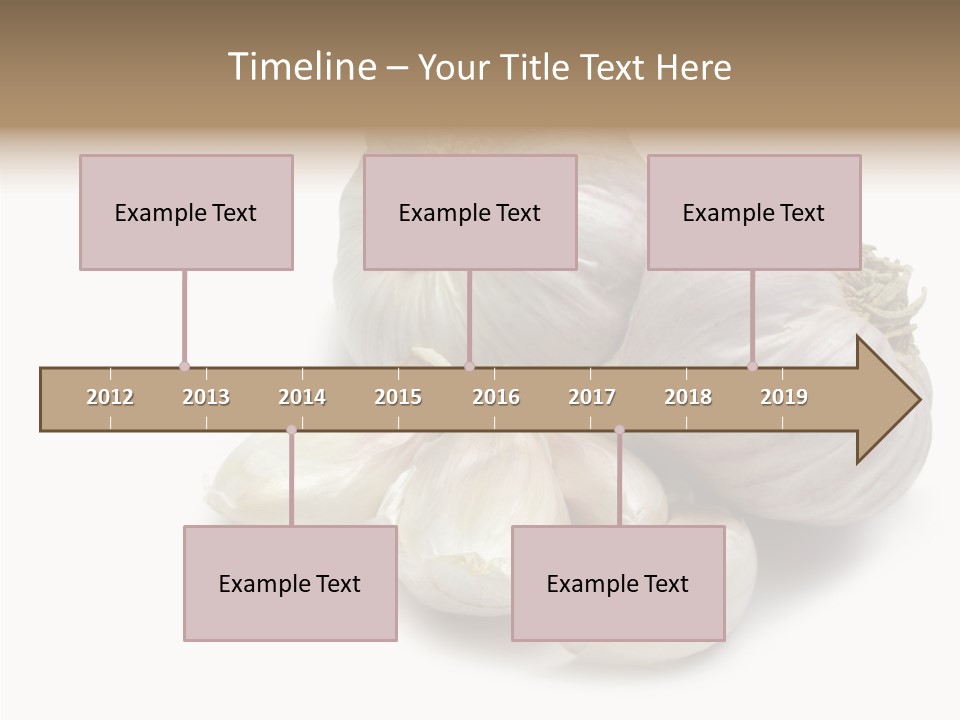 Flavor Allium Bulb PowerPoint Template