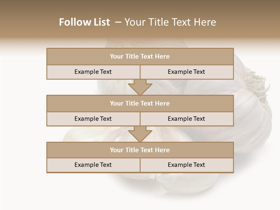 Flavor Allium Bulb PowerPoint Template