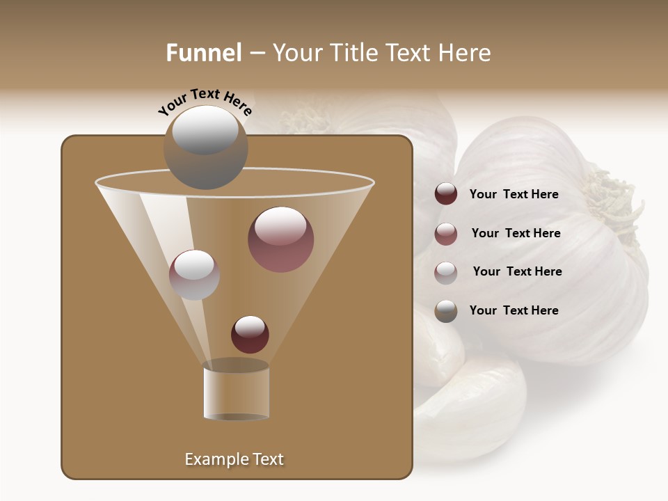 Flavor Allium Bulb PowerPoint Template