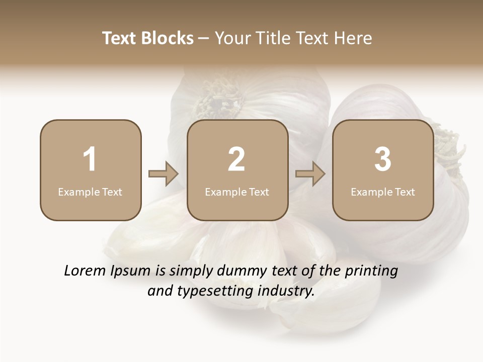 Flavor Allium Bulb PowerPoint Template