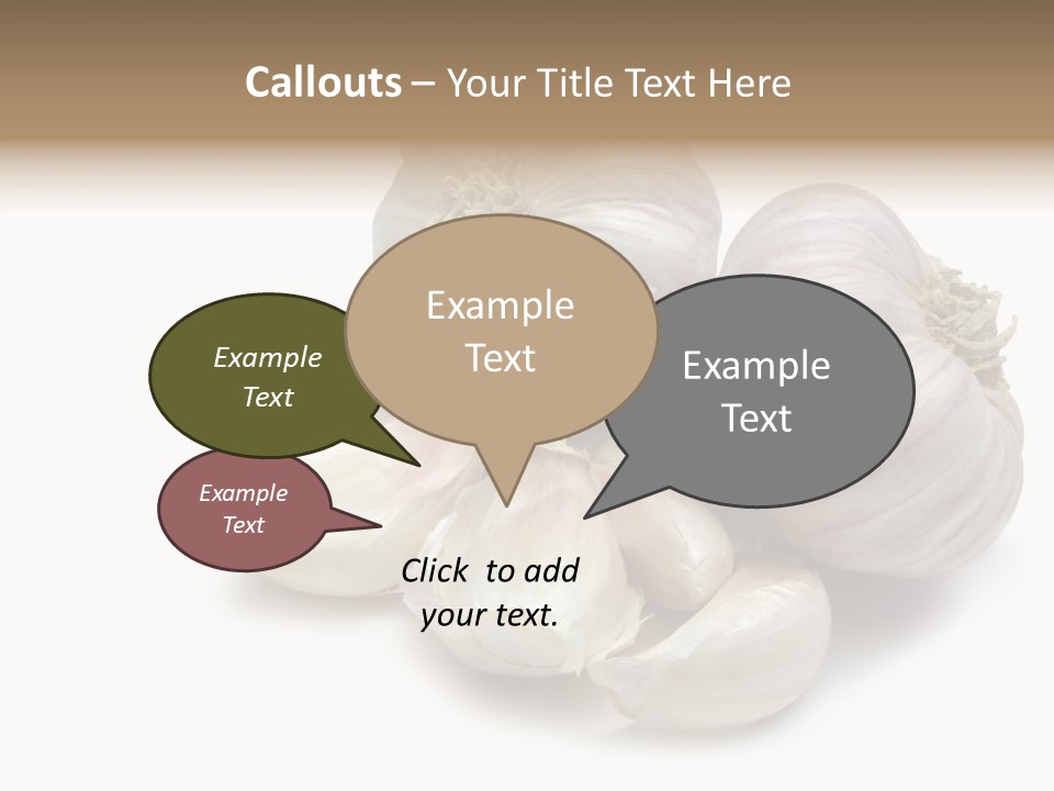 Flavor Allium Bulb PowerPoint Template